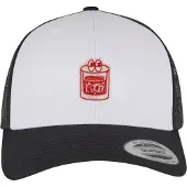 Mister tee Gorra naranja / negro / plata / blanco natural