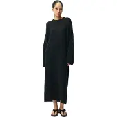 GOBI Cashmere Vestido de punto 'Side-Slit Maxi Dress' negro