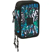 Safta Estuche Graffiti Go 12.5x19.5x5.5 Cm Triple