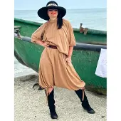 IUnique Falda 'Pirate' marrón claro