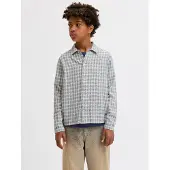 JACK&JONES JUNIOR Junior Camisa azul claro / caqui / blanco