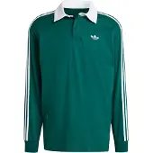 Adidas Originals Polo De Manga Larga 3 Stripes Rugby