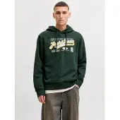 Jack & Jones Sudadera amarillo / pino / blanco