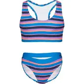 TROLLKIDS - Girl's Kvalvika Bikini - Bikini size 122, azul