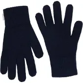 GOBI Cashmere Guantes con dedos 'Essential Knit Cashmere Gloves' navy