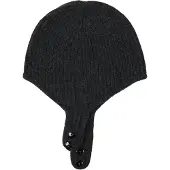 GOBI Cashmere Gorra 'Knitted Aviator Cap' antracita