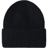 GOBI Cashmere Gorra 'Ribbed Chunky Beanie' negro
