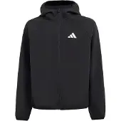 Adidas Chaqueta de montaña ' Kids Multi CLIMAWARM Softshell' negro / blanco