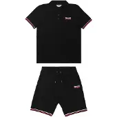 Lonsdale Ropa para correr 'Chillingham' rojo / negro / blanco