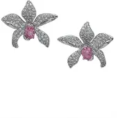 Avant Garde Pendientes 'Florielle' plata