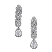 Avant Garde Pendientes 'Calythea' plata