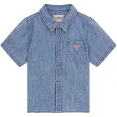 GUESS Camisa azul denim
