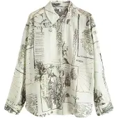 Next Blusa beige / oliva