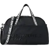 Karl lagerfeld JEANS Bolsa de viaje negro / blanco