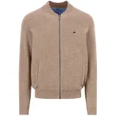 FYNCH-HATTON Cárdigan beige moteado