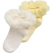 Next Calcetines amarillo claro / blanco