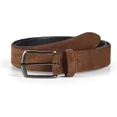 Howard London Cinturón 'Howard Suede Belt Zack Mid Brown' marrón
