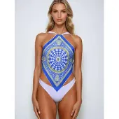 Flavia Valentini Bikini 'Trikini - Tropicana' azul cielo