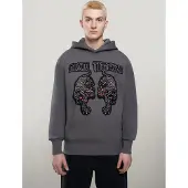 MAD TIGERS Sudadera 'Black Tigers' gris