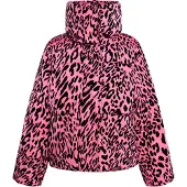 Faina Chaqueta de invierno rosa / negro