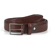 Howard London Cinturón 'Leather Belt Charles Dark Brown' marrón oscuro