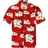 Hawaiihemdshop.de Camisa 'Hawaiihemd "Classic Red"' rojo