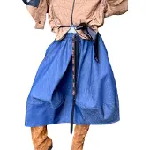 IUnique Falda 'Denim Balloon Skirt' azul denim