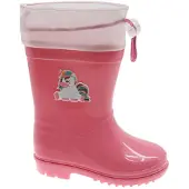 Beppi Botas de lluvia fucsia
