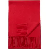 GOBI Cashmere Chal 'Unisex Cashmere Fringed Scarf' rojo vivo