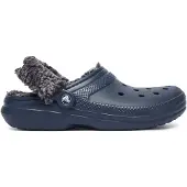 Crocs Zuecos Classic Fleece Lined Clog hombre - Azul - 45 / 46