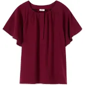Oltre Blusa burdeos