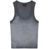 Ed Hardy Top azul paloma / negro
