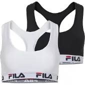 FILA Sujetador rojo vivo / negro / blanco / offwhite