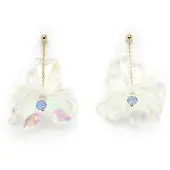 Avant Garde Pendientes 'Ulrikeia' blanco