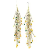 Avant Garde Pendientes 'Jelenaka' blanco