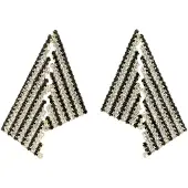 Avant Garde Pendientes 'Olgana' negro
