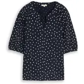 Tom Tailor Blusa navy / blanco