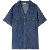 Oltre Blusa azul