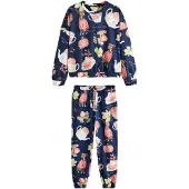 Next Pijama navy / verde claro / rosa / blanco