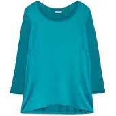 Fiorella Rubino Camiseta azul moteado