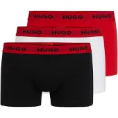 HUGO Calzoncillo boxer beige / rojo / negro