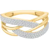 Diamant Exquis Anillo oro
