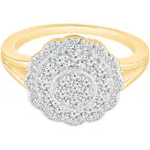 Diamant Exquis Anillo oro