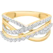 Diamant Exquis Anillo oro