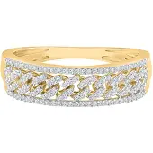 Diamant Exquis Anillo 'Ring aus 375 Gelbgold mit Diamant' oro