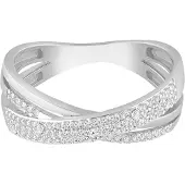 Diamant Exquis Anillo plata