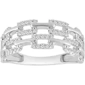 Diamant Exquis Anillo plata