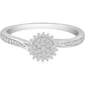 Diamant Exquis Anillo plata