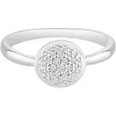 Diamant Exquis Anillo plata