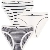Petit Bateau Calzoncillo negro / blanco
